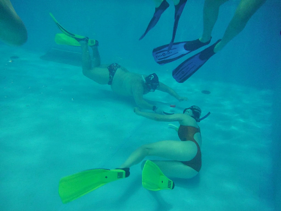 Hokej pod wodą Walenie Siemianowice Śląskie Trening 27 IV 2024